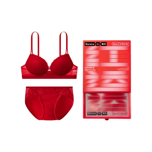 BANANA IN Good Luck Red Женское нижнее белье Наборы