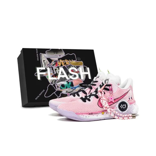 Nike KD Trey 5 IX Звезда Burst Attack коробка включена MID топ винтажные баскетбольные кроссовки унисекс розовый