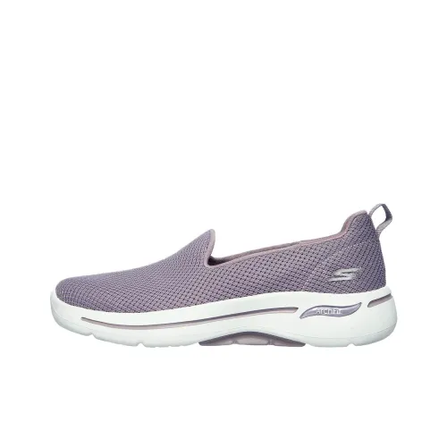 Skechers Go Walk Arch Fit Нескользящая Поддержка Обувь для Ходьбы Женская Светло-фиолетовая
