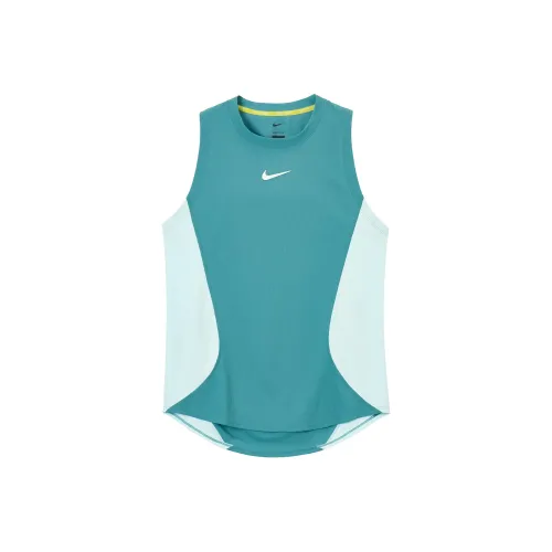 nike Court SlamDri Tank Top Men's Mineral Green White nike Court SlamDri Майка Мужская Минеральный Зеленый Белый