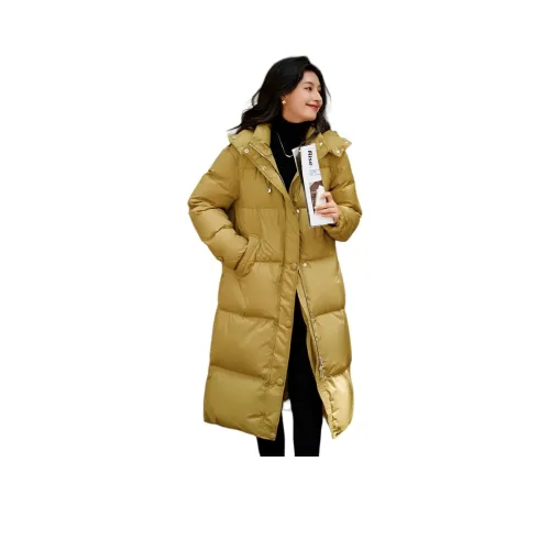 Mo Han Yi Mei Пуховик Женские Зеленый