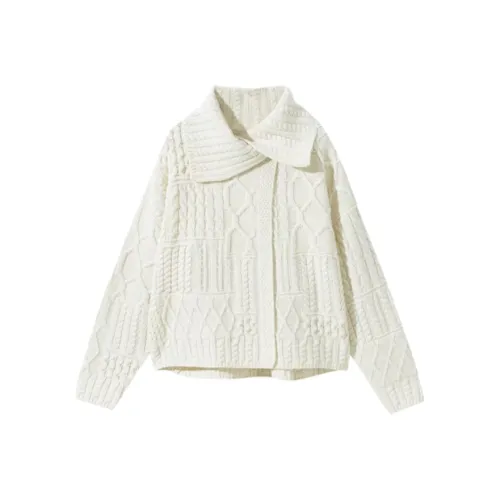 ZEKIKO STUDIO Экрю Женская Трикотажная одежда