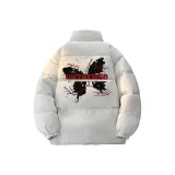 Белый, серый, фотиния, хлопковый пуховик