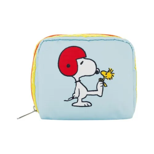 LeSportsac Ткань Кошелек для монет Mini Унисекс Синий