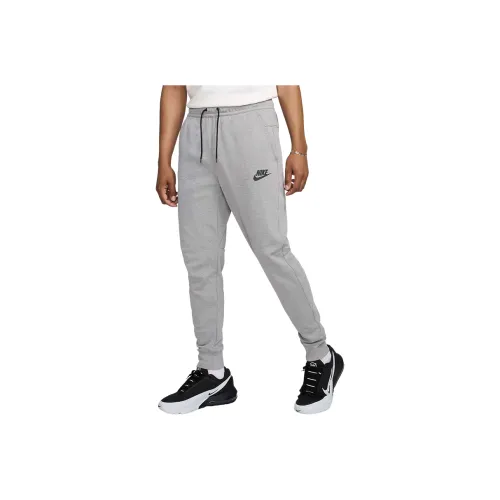 Nike Серые Мужские Вязаные Тренировочные Штаны