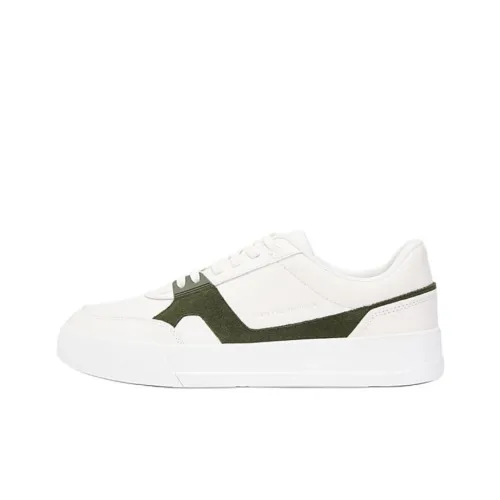 Tommy Hilfiger Trainers Low Топ Скейтборд Кроссовки Мужские Экрю