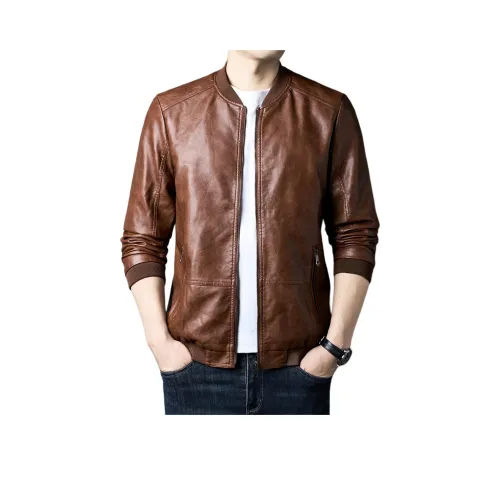 KADANDINUO Кожа Куртка Пальто Мужской