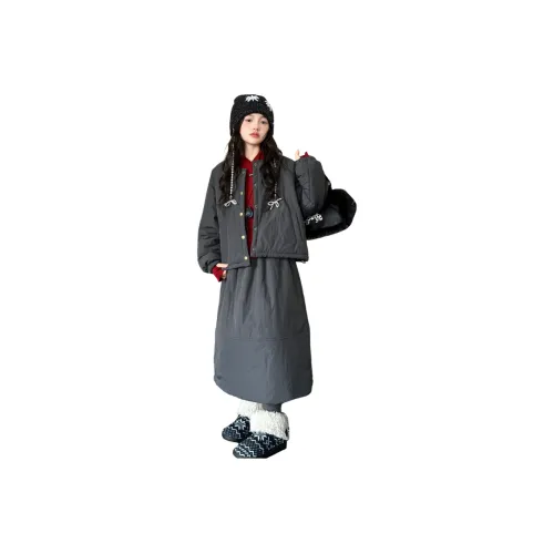 AIXINA Серый Школьный Комплект с Юбкой