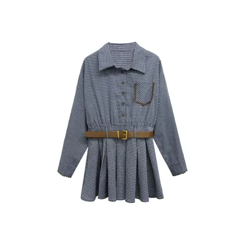 MIMIZI Длинное платье с длинными рукавами женское