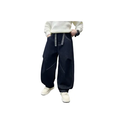 Yalu Темно-синий с флисовой подкладкой CCH81618 Школьные джинсы