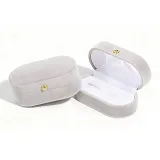 Утончённая коробка для кольца - серого цвета