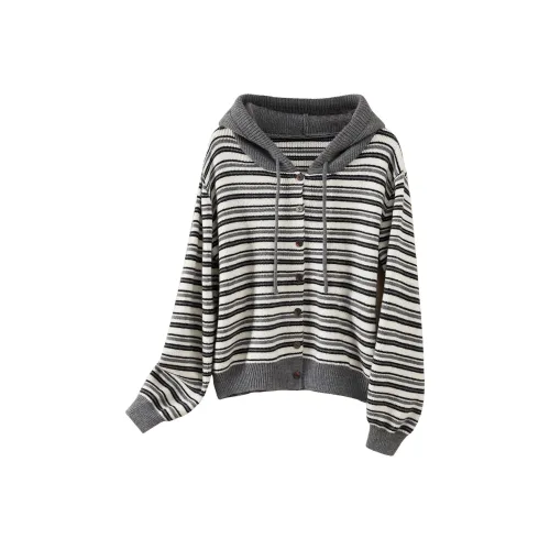 TOUCH Трикотаж Женский Бежевый Серый Полосы