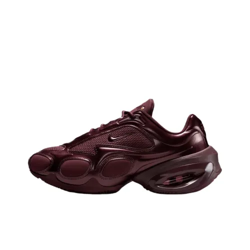 Nike Air Max Muse Дышащие Беговые Кроссовки Женские Бордовые