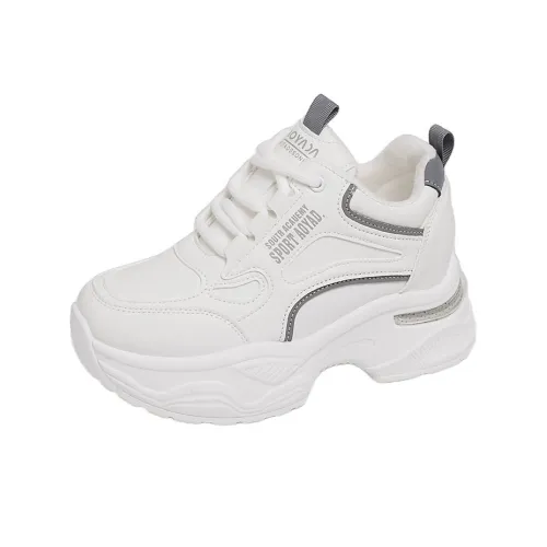 REIHUNG Низкий топ толстая подошва кроссовки женские