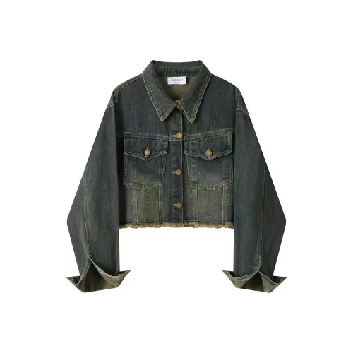 DITB Denim Женские Джинсовые Куртки