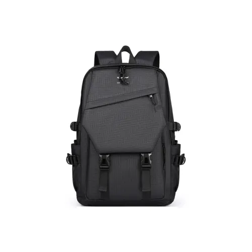 SEPTWOLVES Ткань Рюкзак Стандартный Мужской Черный