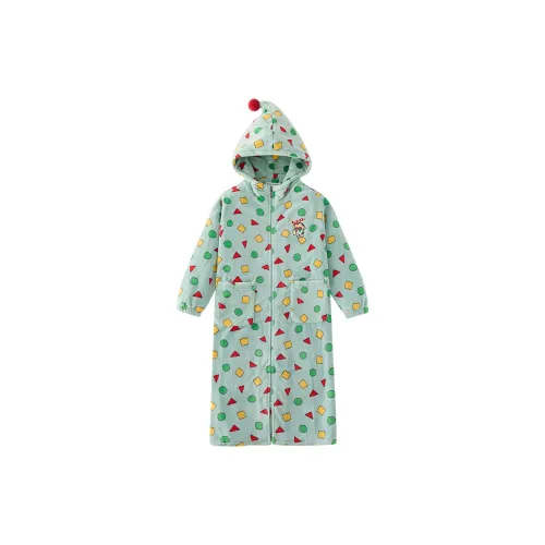 QINZUIMAO 4789 Celadon Sleep Lavender Женские Банные халаты