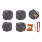 Тёмно-серый ⭐️[Кудрявый Тедди]