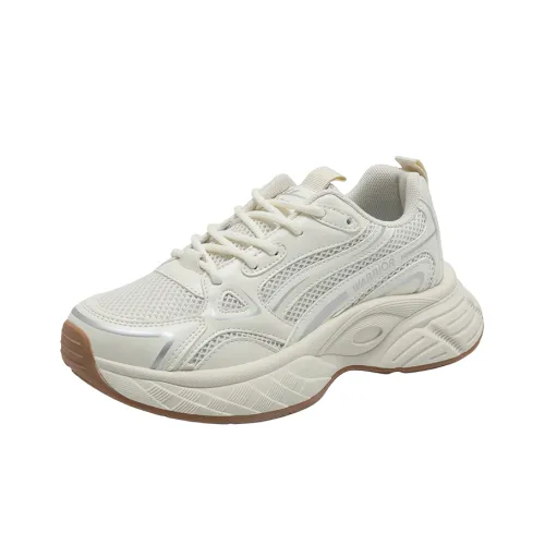 Warrior Длинный Wear Модный Work Обувь Увеличение Высоты Дышащие Толстая Подошва Кроссовки Женские