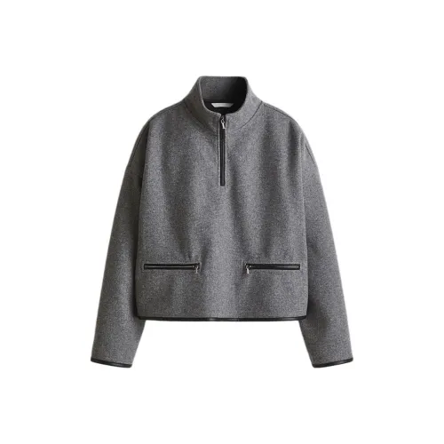 H M Серый Женский Свитшот