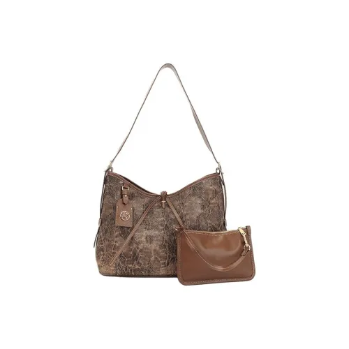 OUBOTE Fragrant Облако Пряжа Сумка на плечо Женская Коричневая