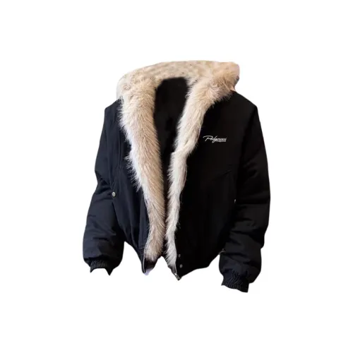 PODGORNOI Черный С подарками Съемный Металл Логотип Мужской Пуховик