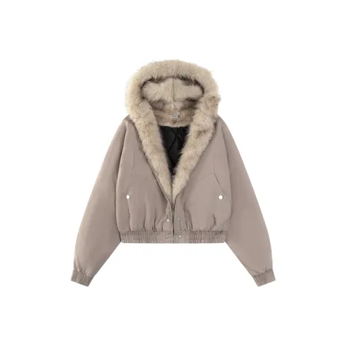 NICEAMOLA Хлопковый пуховик женский