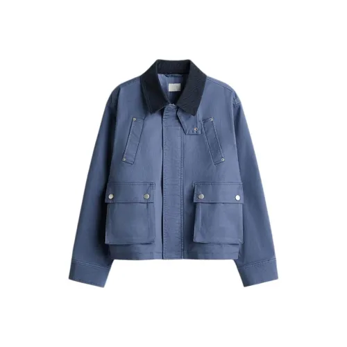 H M Blue Women's Jackets H M Синий Женские Куртки