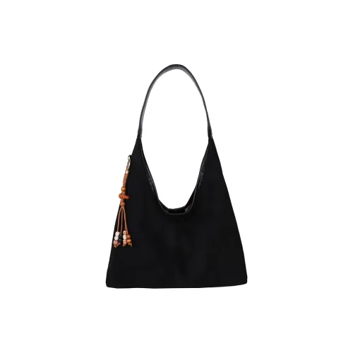 VENUCO Замша Сумка на плечо Женская Черная Коричневая Бежевая Кофейная