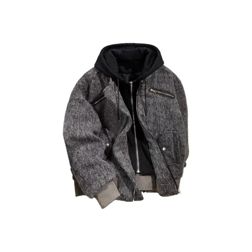 DIBINSAI STUDIO Серый Унисекс Куртки