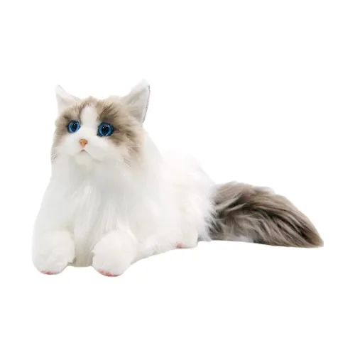 COORUBA Faux Real Кукла Кошка Мягкие текстильные игрушки Плюшевая кукла 37 см Длина тела