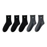 Чёрный 3 шт + Тёмно-серый 2 шт