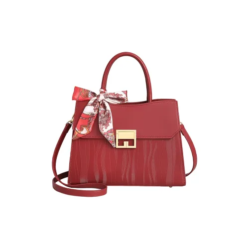 MILLIE'S Коровья кожа Одно плечо Сумка Стандартная Женская Бургунди