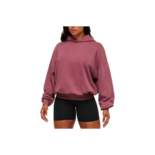 GYMSHARK RESET Розовый ACID Wash Маленькие Мячи Женские Свитшоты