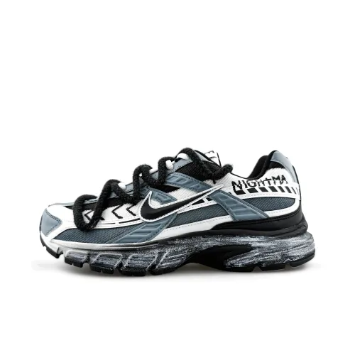 Nike Initiator Амортизация Дышащий Поддержка Низкий Топ Повседневный Городской Коммутирование Беговые кроссовки Унисекс Темно-синий Серый