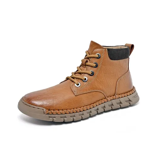 SENJIALUO Термическое покрытие увеличивающее высоту устойчивое к истиранию короткие ботинки для снега мужские