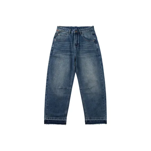 VERAF CA Темно-синий Унисекс Джинсы