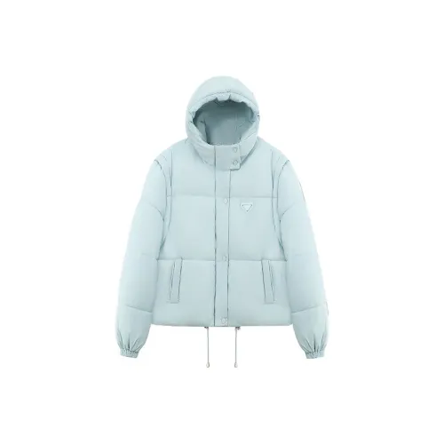 TSKIU Светло-синий женский пуховик