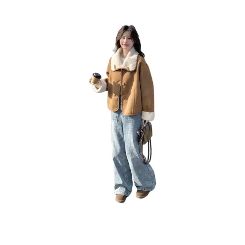 LAOYECHE Бархат Feel Пальто Женское