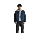 Темно-синий с флисовой подкладкой