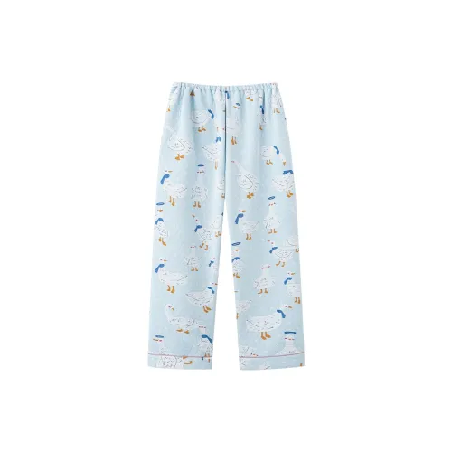 MADALLO Светло-синие женские пижамные штаны