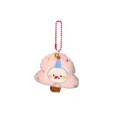 Розовый рождественский украшение в виде дерева с куклой