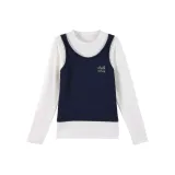 Темно-синий, белый