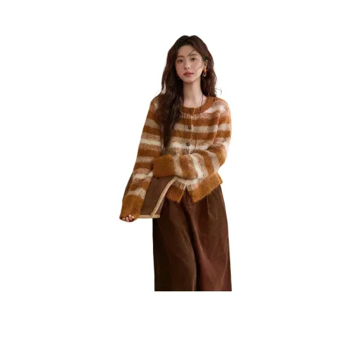 MISHOW Теплые Оранжевые Женские Свитера