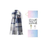 Тёмный и Светло-Синий Клетка (Звёздная Коробка)