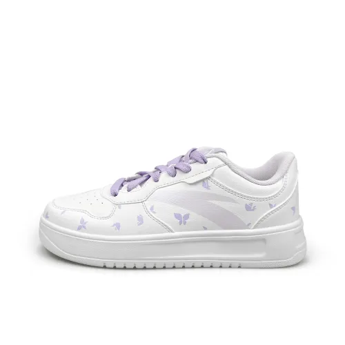 Anta Relaxed Lightweight Увеличивающие высоту Противоскользящие Низкие Кроссовки для скейтбординга Женские