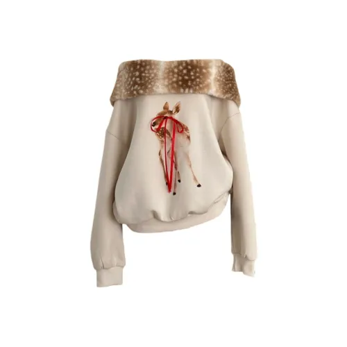 YGPRW Абрикос Женские Свитшоты