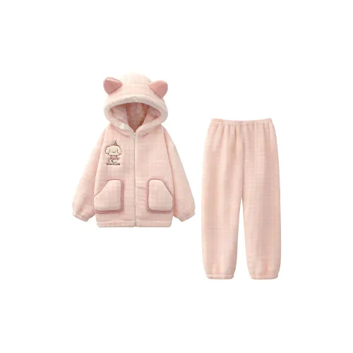 QIAOYUN Розовый Женский Пижамный Комплект