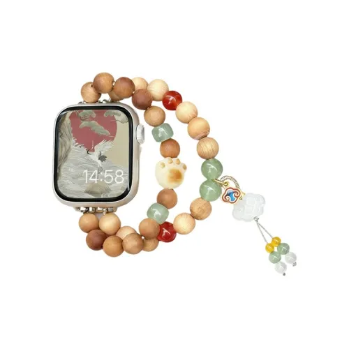 YUQING Ремень Apple Совместимость Бусина Материал