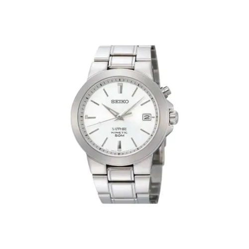 SEIKO Кварцевый механизм Часы Мужские Белый циферблат
